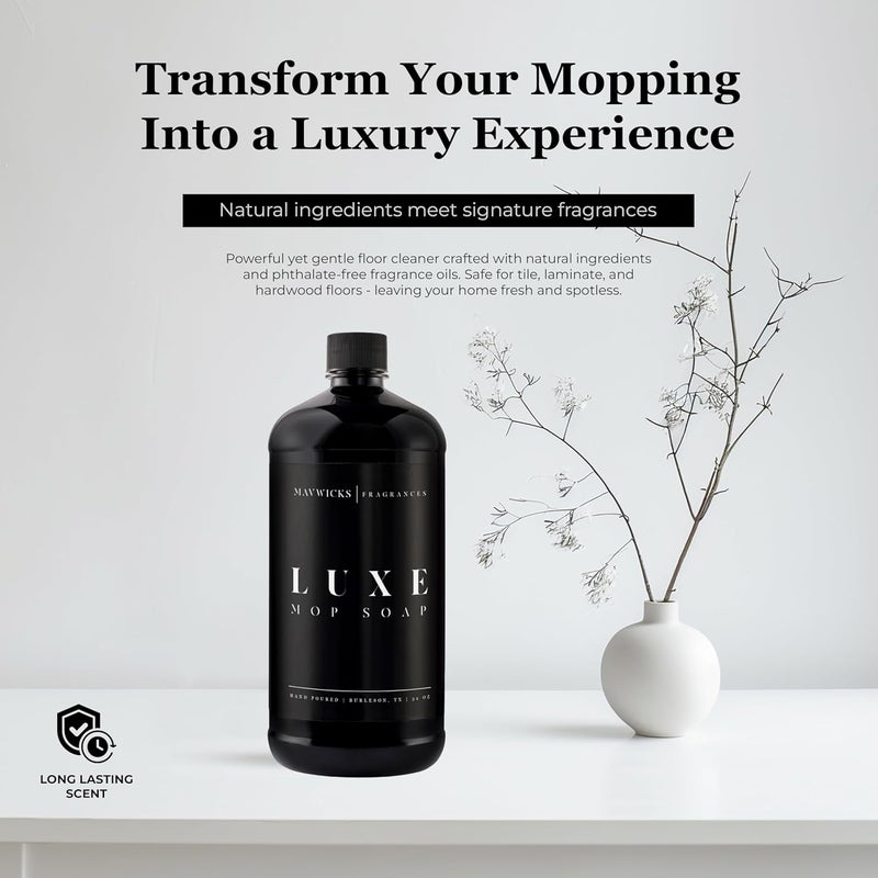 Mavwicks Fragrances - Luxury Mop Soap (Luxe) 32 Oz – Luxe Scented Floor Cleaner for Mopping – Pet Safe, Best Smelling Mop Detergent for All Surfaces - Image 5